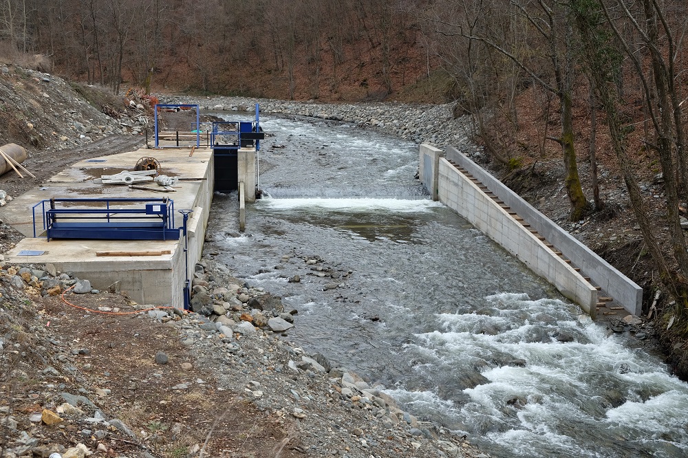Planska hydropower plant, under construction, financed by Erste Bank