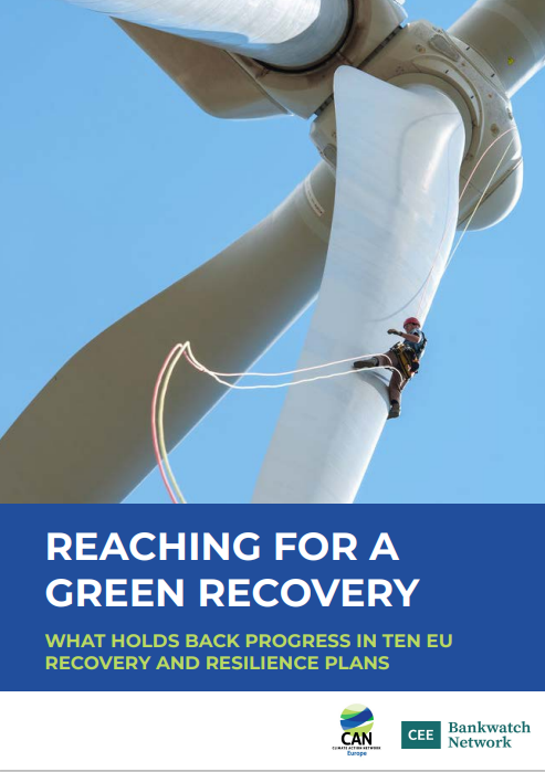 Reaching for a green recovery report cover