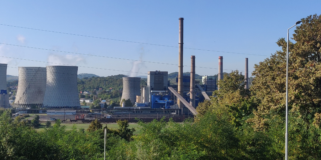 Tuzla 7 power plant in Bosna and Herzegovina